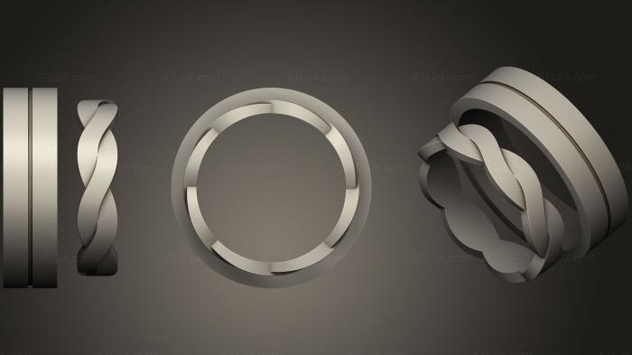 Ювелирные перстни и кольца (Кольцо 177, JVLRP_0659) 3D модель для ЧПУ станка
